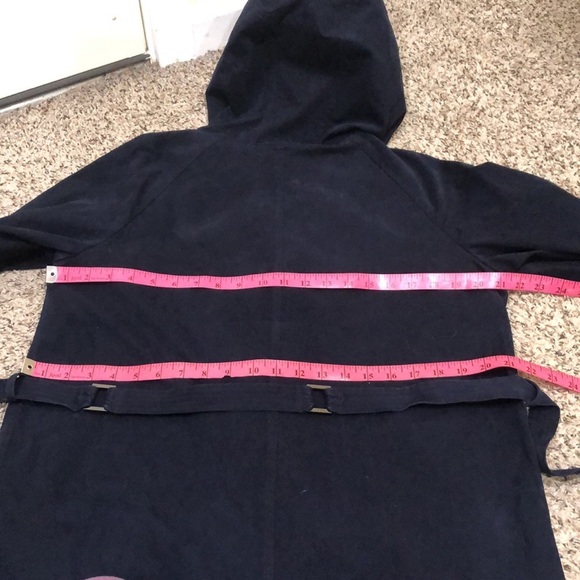 Lafayette 148 New York Jacket Size Medium Navy aBlue Cotton - Picture 11 of 13